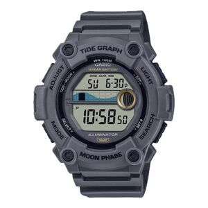 Casio Men's Solar-Powered Digital Watch with Gray Dial - WS-1300H-8AVCF